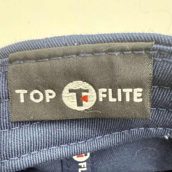 Top Flite Men's Performance Golf Hat Strap Back‎ Blue Spellout Logo TL-Tour - Picture 6 of 6